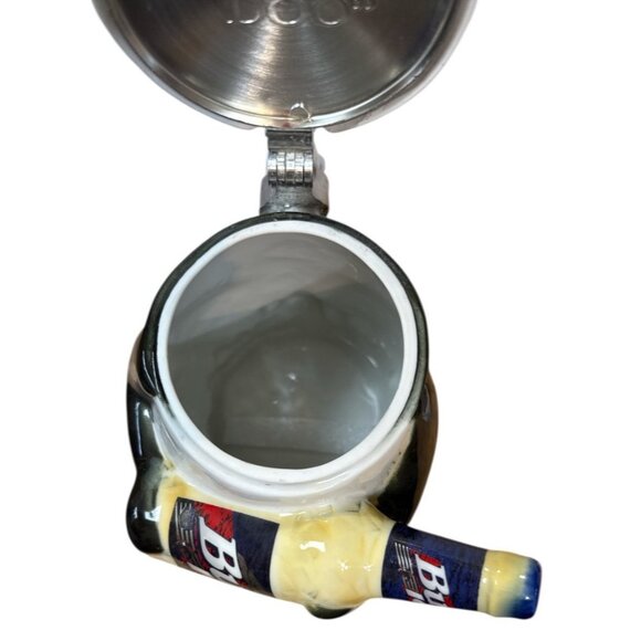 Anheuser-Busch BUD ICE PENGUIN STEIN Ceramic Hand Numbered CS315 - NEW IN BOX - Picture 7 of 9